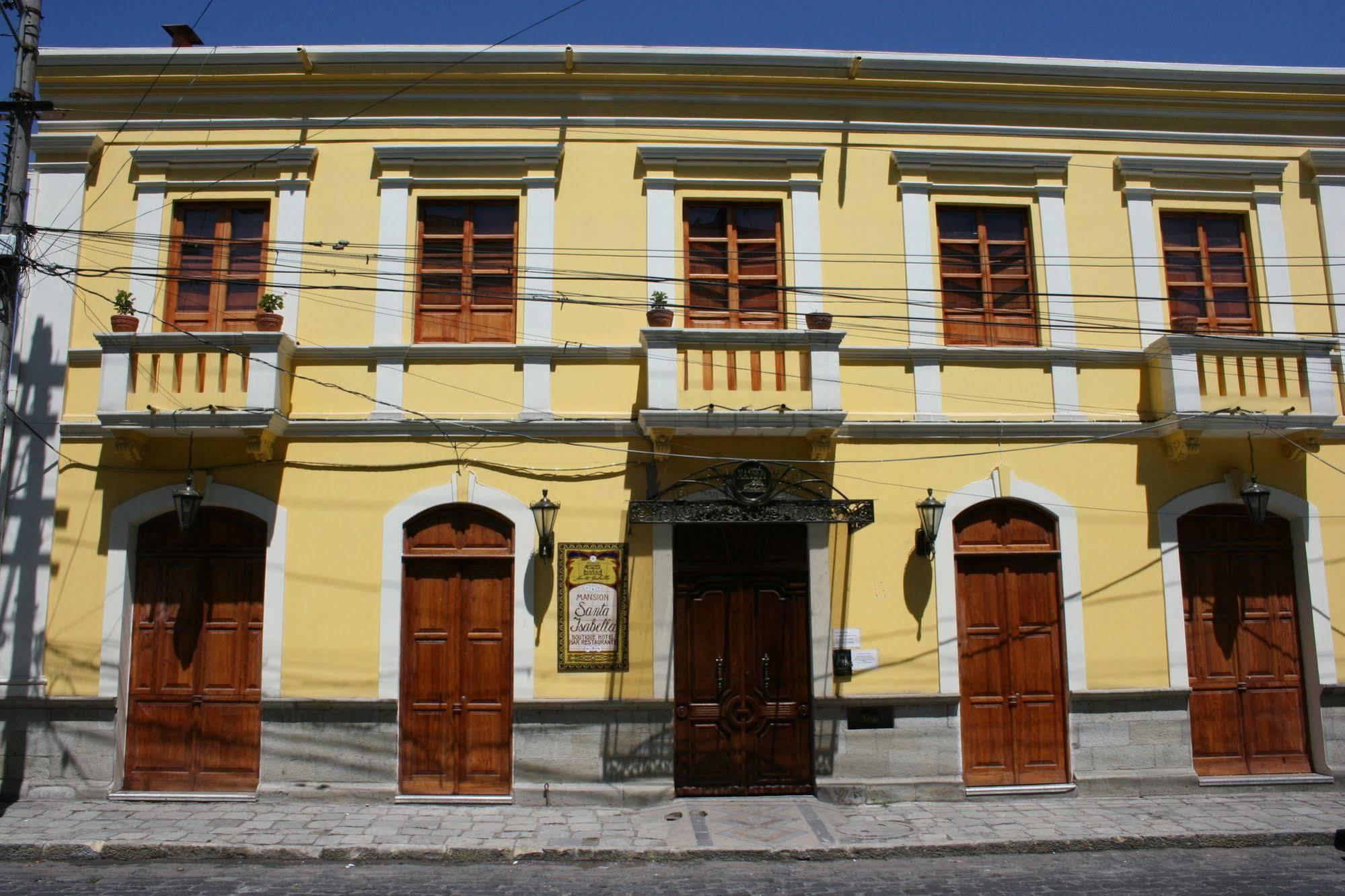 Hotel Spa Mansion Santa Isabella Riobamba Zewnętrze zdjęcie